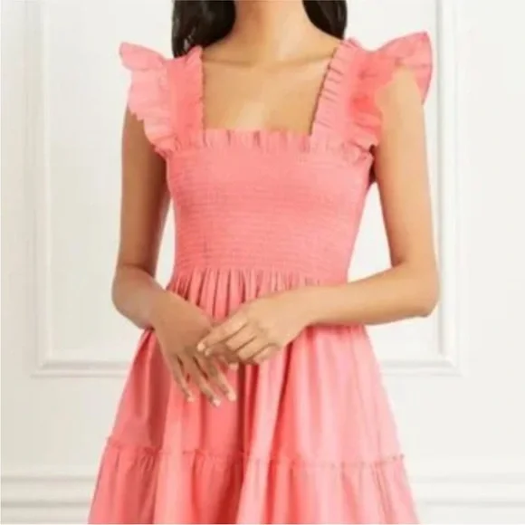 Hill House Ellie Nap Dress - Coral. XS. NWOT. - Picture 4 of 11